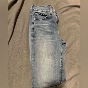 Light blue express skinny jeans